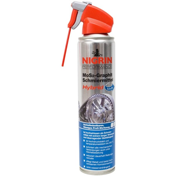 Nigrin Spray Lubrifiant Grafit Hybrid MoS2 400ML 72230